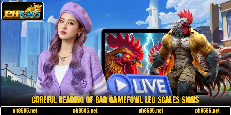 Careful reading of bad gamefowl leg scales signs Careful reading of bad gamefowl leg scales signs