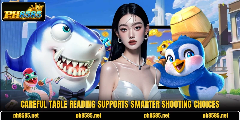 Careful table reading supports smarter shooting choices Careful table reading supports smarter shooting choices