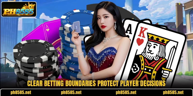 Clear betting boundaries protect player decisions Clear betting boundaries protect player decisions