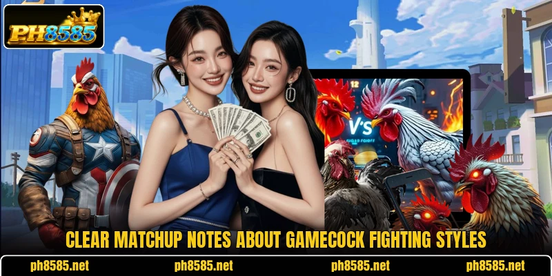 Clear matchup notes about Gamecock fighting styles Clear matchup notes about Gamecock fighting styles