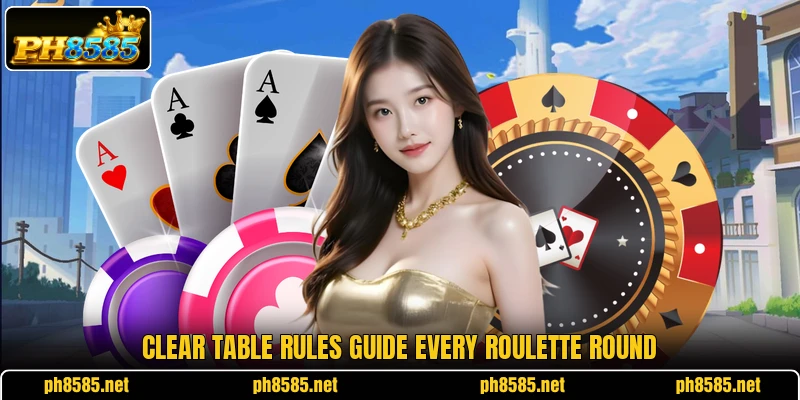 Clear table rules guide every roulette round Clear table rules guide every roulette round