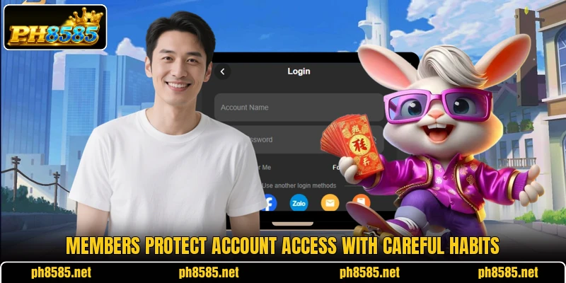 Members protect account access with careful habits Members protect account access with careful habits