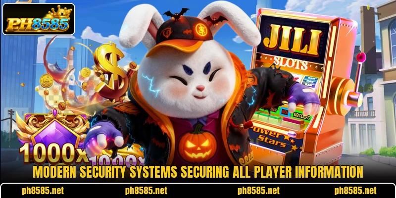 Modern security systems securing all player information