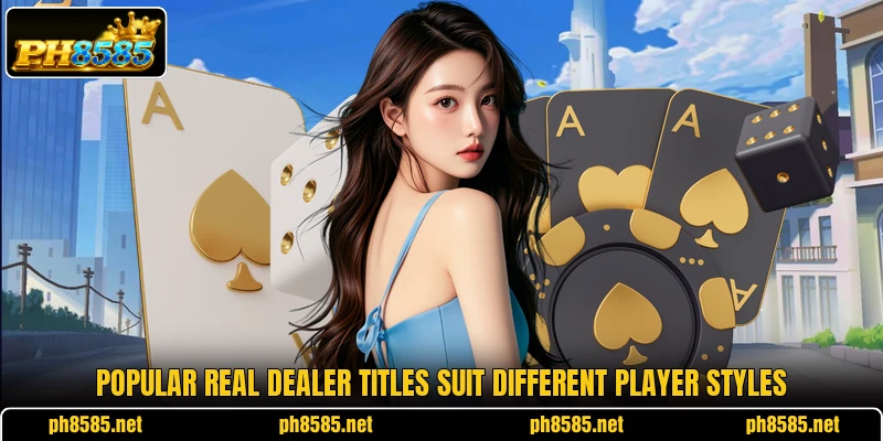 Popular real dealer titles suit different player styles Popular real dealer titles suit different player styles