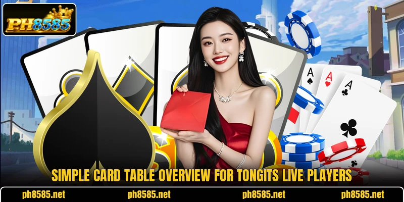 Simple card table overview for Tongits Live players Simple card table overview for Tongits Live players