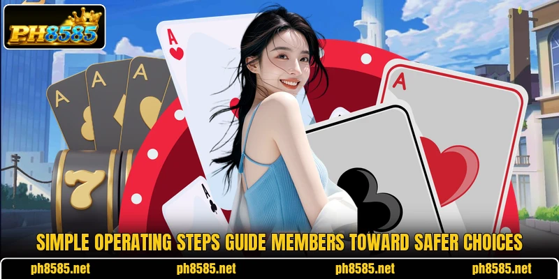 Simple operating steps guide members toward safer choices Simple operating steps guide members toward safer choices