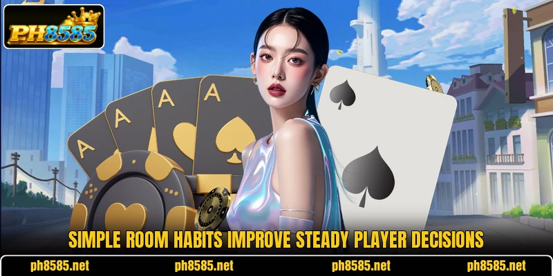 Simple room habits improve steady player decisions