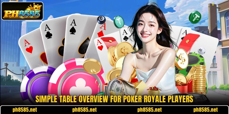 Simple table overview for Poker Royale players Simple table overview for Poker Royale players