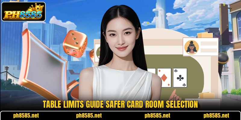 Table limits guide safer card room selection Table limits guide safer card room selection